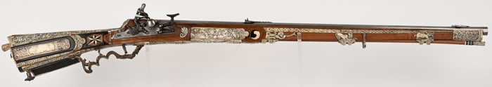 CONTEMPORARY SNAPHANCE RIFLE W/ INLAYS