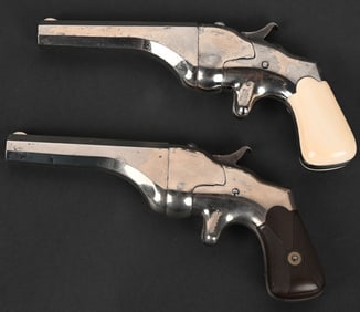 PAIR OF HAMMOND BULLDOG .44 PISTOLS