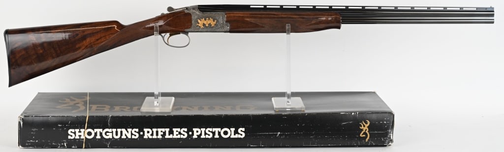 BROWNING CITORI SUPERLIGHT O/U 410 SHOTGUN GRADE 6: SERIAL NUMBER: 19857PTF83. BARREL: 26". GAUGE: 410. CHOKE: MOD (TOP), ICYL (BOTTOM). CHAMBER: 3". LOP: 14 ½". DAC: 1 ¼". DAH: 2 ¼". MANUFACTURED: 1986. Made by Miroku, the grade 6 Citor