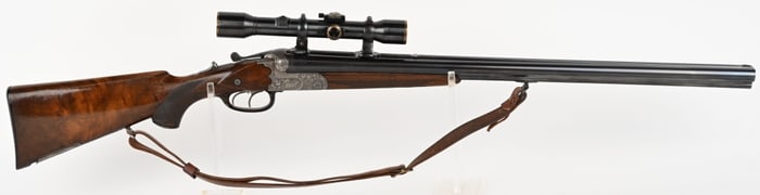 KRUPP STAHL GERMAN DRILLING 3-BARREL STALKING GUN