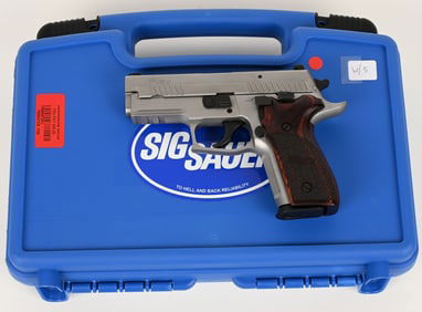 SIG P229 STAINLESS ELITE 9MM CARRY PISTOL W/ CASE