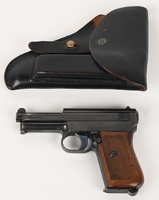 MAUSER MODEL 1910 SEMI AUTO PISTOL WITH HOLSTER