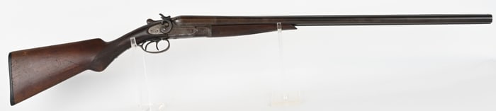 N.R. DAVIS & SONS SIDE BY SIDE SHOT GUN 16 GA.