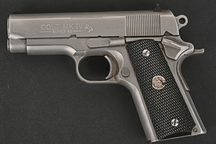 COLT STAINLESS STEEL OFFICER'S 45 ACP SERIES 80