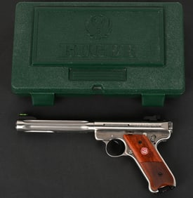 RUGER MARK III HUNTER SEMI-AUTOMATIC PISTOL 22 LR.