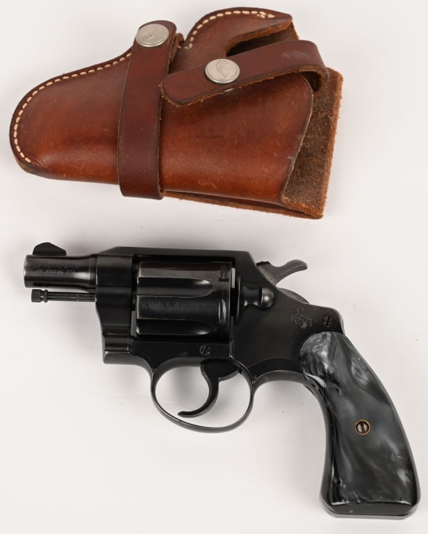 COLT DETECTIVE SPECIAL 38 SPECIAL REVOLVER: SERIAL NUMBER: 710985. BARREL: 2". CALIBER: .38 SPECIAL.MANUFACTURED: 1958. The Colt Detective Special, built on Colt's D frame, is a double-action revolver known for its compact size and was a popula