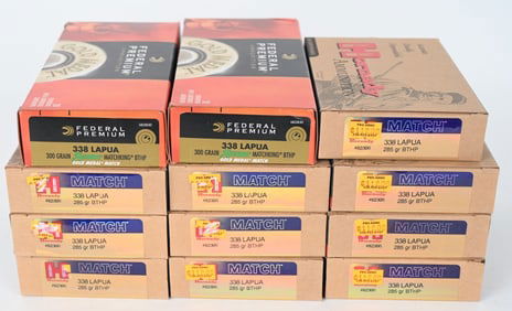 LOT OF 338 LAPUA AMMUNITION
