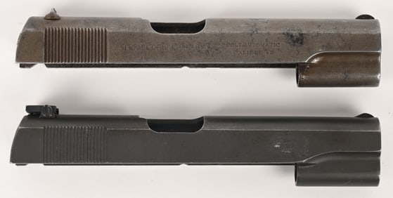 LOT OF TWO VINTAGE 1911 SLIDES