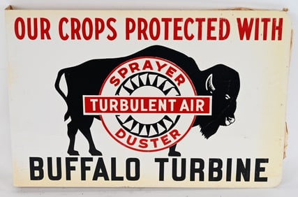 BUFFALO TURBINE CROP DUSTER DST FLANGE SIGN
