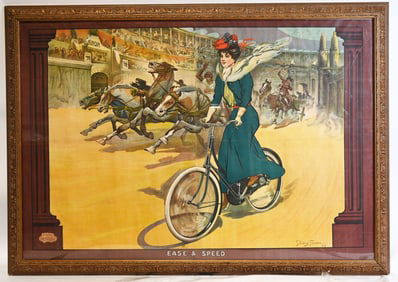 1907 HUMBER BICYCLES ADVERTISING POSTER