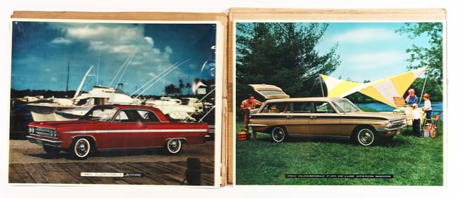 10- 60s OLDSMOBILE SHOWROOM TRANSPARENCIES SIGNS