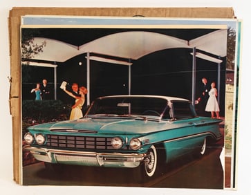 8- 60s OLDSMOBILE SHOWROOM TRANSPARENCIES SIGNS