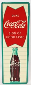 COCA COLA SST VERTICLE FISHTAIL SIGN