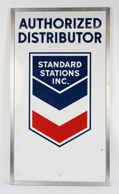STANDARD STATIONS INC DSP PORCELAIN SIGN