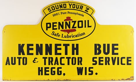 PENNZOIL SOUND YOUR Z SST DEALER SIGN