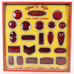 1940s LYNX EYE TAIL LAMP LENSE STORE DISPLAY