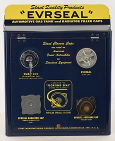 EVERSEAL GAS & RADIATOR CAP STORE DISPLAY CABINET