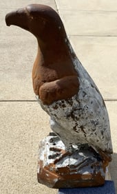 WHITE EAGLE CAST IRON SERVICE STATION STATUE