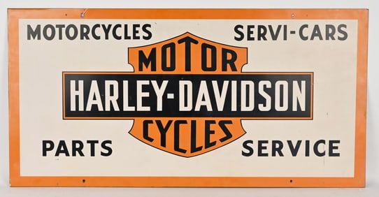 HARLEY DAVIDSON MOTORCYCLES DEALER SIGN