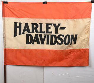 VINTAGE HARLEY DAVIDSON FLAG