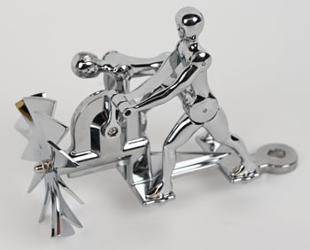 ACTION ORNAMENT LIBERTY TWINS CAR MASCOT