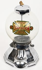 1c STANDARD CONFECTION GUMBALL MACHINE