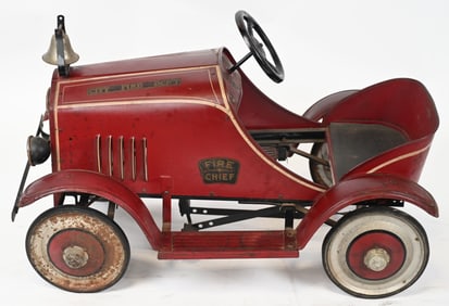 1920's STEELCRAFT DODGE FIRE CHIEF PEDAL CAR