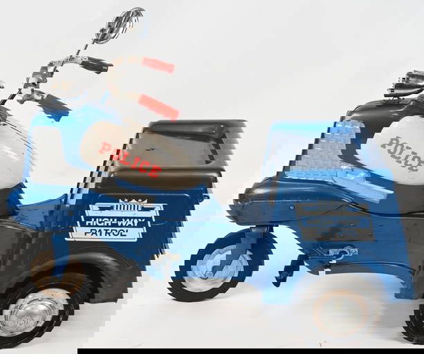 Pedal Car Vintage Toy Police Cars Antique Toy Police Pedal Car