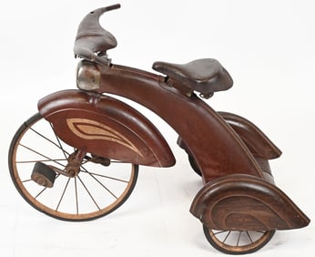 1930'S STEELCRAFT ART DECO TRICYCLE