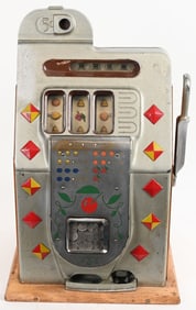 5c MILLS DIAMOND FRONT SLOT MACHINE