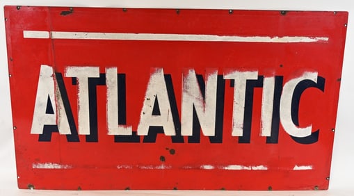 ATLANTIC GASOLINE DSP SERVICE STATION SIGN