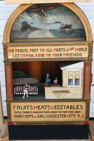 TRAIN AIRPLANE & POSTMAN MECHAINCAL STORE DISPLAY
