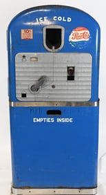 1950s PEPSI VENDORLATOR 27B VENDING MACHINE