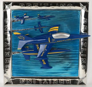 BREITLING WATCHES BLUE ANGELS JETS 3-D SIGN