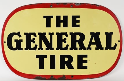 THE GENERAL TIRE TIN SIGN