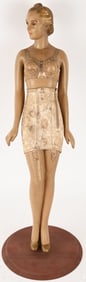 VINTAGE FEMALE BRA & CORSET MANNEQUIN