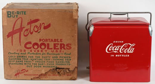 ACTON DRINK COCA COLA COOLER w/ BOX