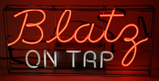 VINTAGE BLATZ ON TAP NEON SIGN