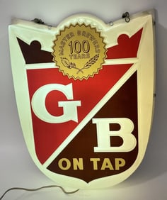 GB BEER ON TAP LIGHTUP SIGN
