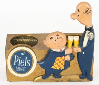 PIEL'S LIGHT BEER EXECUTIVES FOAM SCRAPER HOLDER