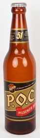 POC BEER OVERSIZE GLASS ADVERTISING BOTTLE