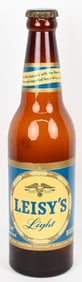 LEISEY'S BEER OVERSIZE GLASS ADVERTISING BOTTLE