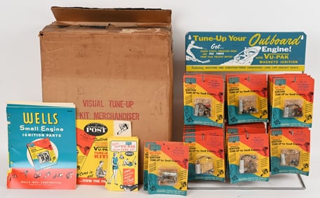 WELLS VU-PAK OUTBAORD ENGINE TUNE UP SALE RACK