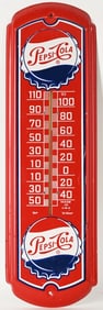 PEPSI COLA TIN THERMOMETER