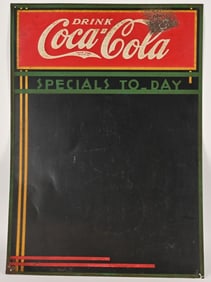 COCA COLA SPECIALS TO-DAY MENU BOARD SIGN