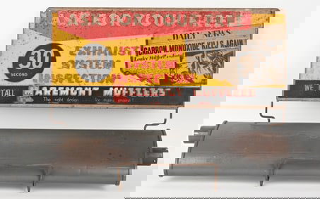 MAREMONT MUFFLERS DISPLAY w/ MUFFLER
