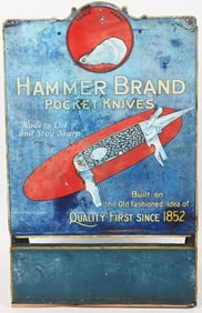 HAMMER BRAND POCKET KNIVES STORE CABINET