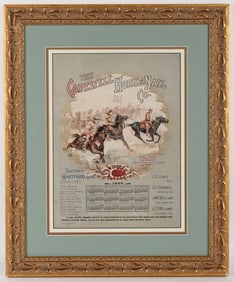 1899 CAPEWELL HORSE NAIL CO CALENDAR