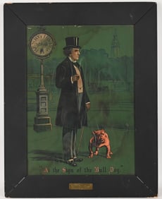 HENRY IRVING SIGN OF THE BULLDOG SIGN
