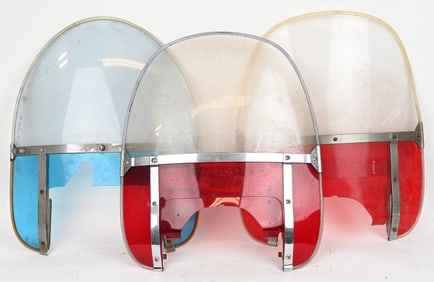 5- HARLEY DAVIDSON BEADED WINDSHIELDS